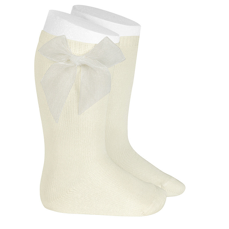 Kniekous met organza strik CAVA