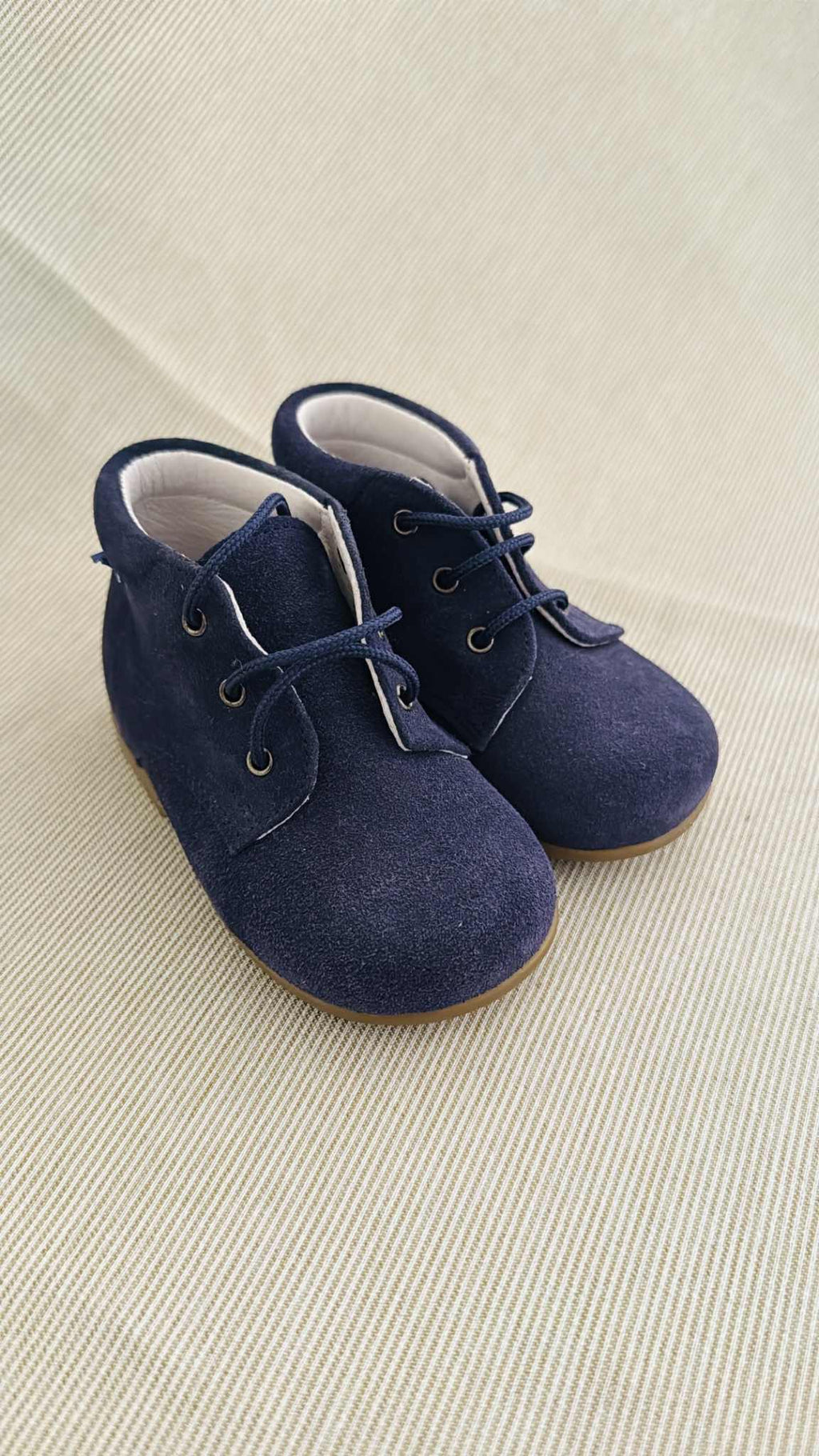 schoenen milo velours blauw 19