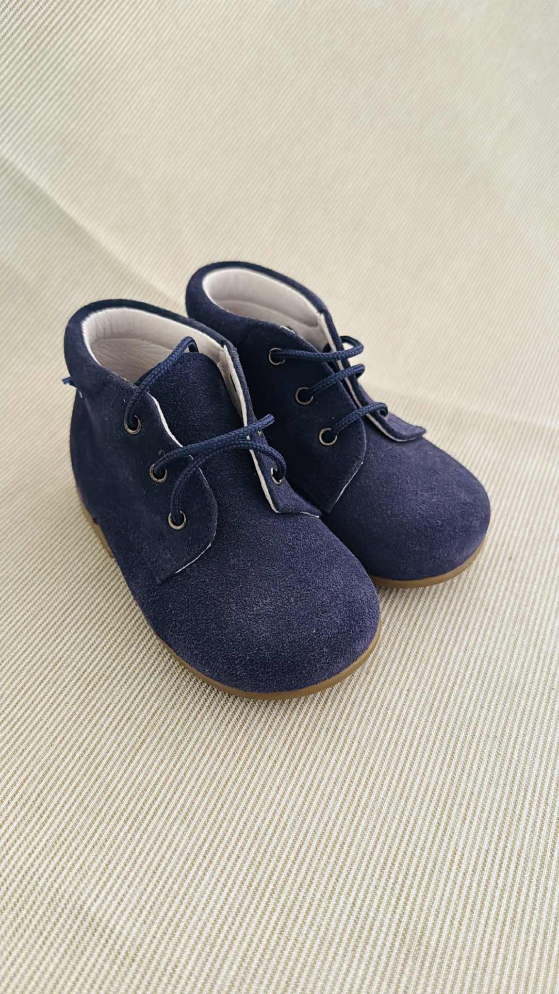 schoenen milo velours blauw 19