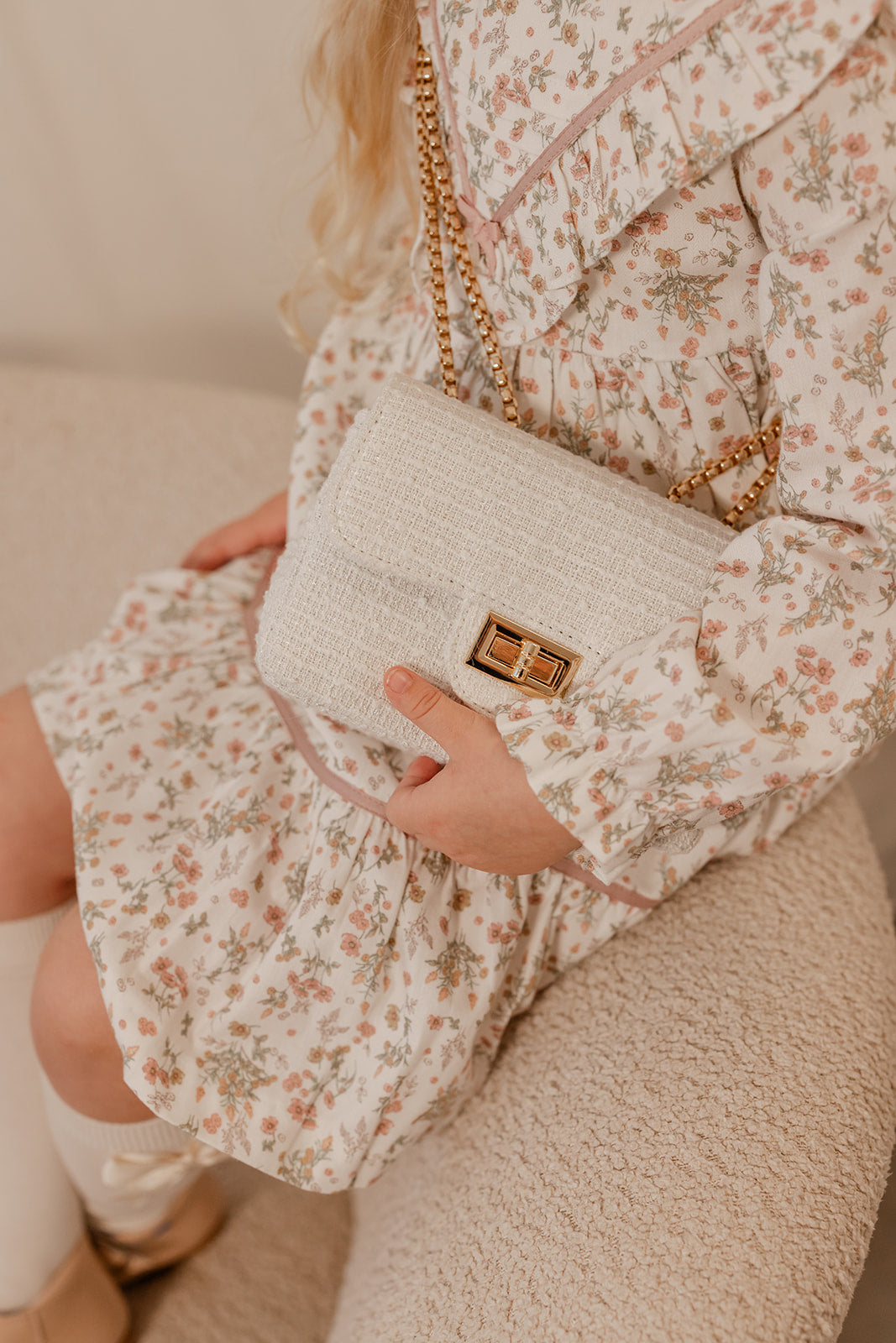 HANDTASJE | Delphine WIT MEDIUM