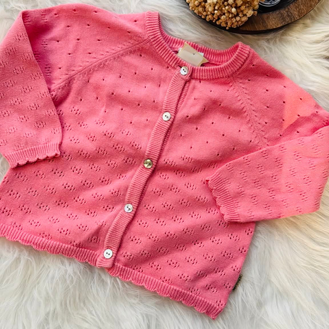 PRELOVED | cardigan roze