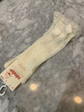 Kanten kniekous met strik CAVA