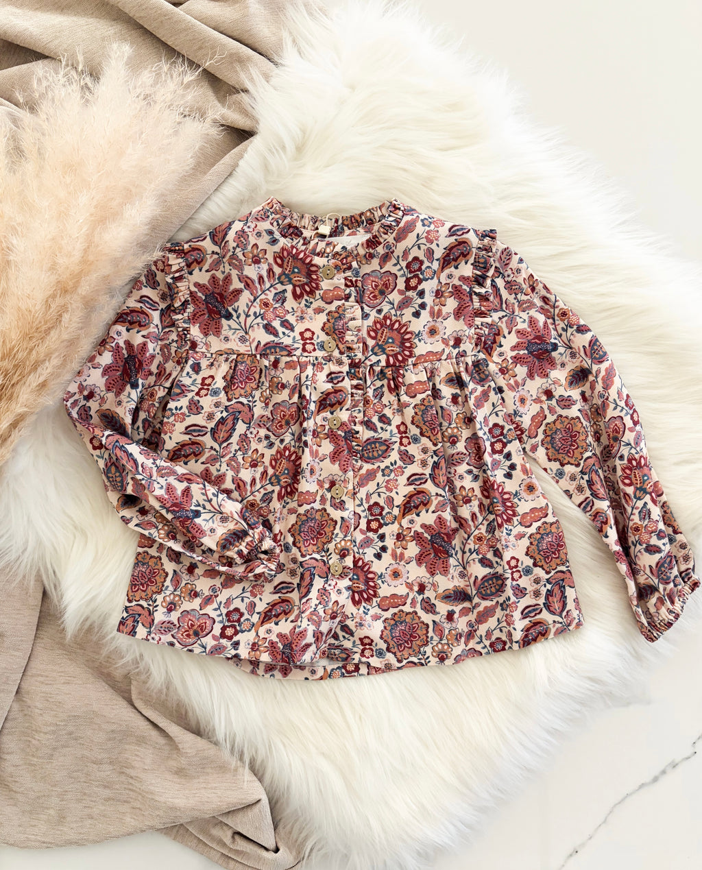 BLOUSE | Alissa ROZE BLOEMENMOTIEF