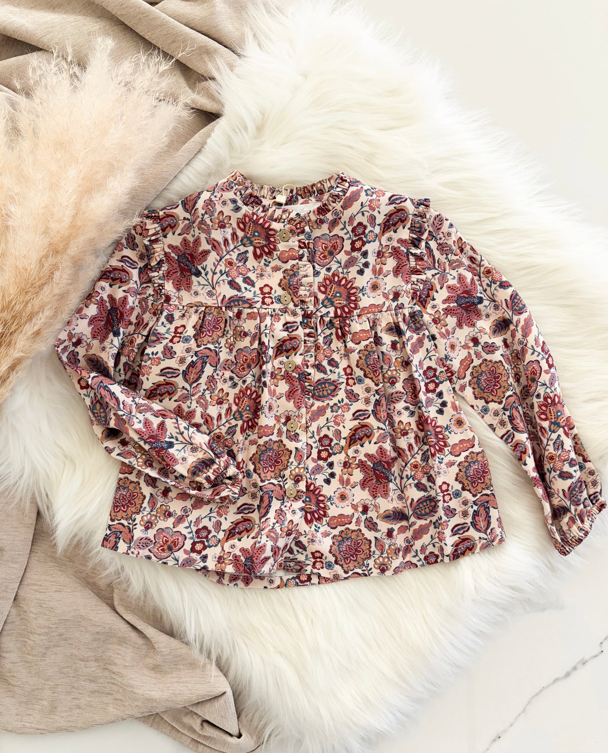 BLOUSE | Alissa ROZE BLOEMENMOTIEF