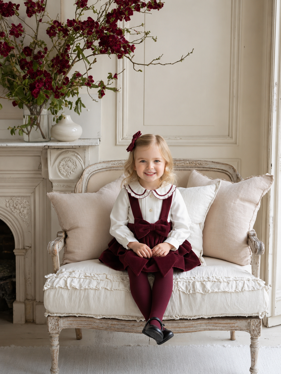 MOMMY & ME | BLOUSE Amelie Bordeaux