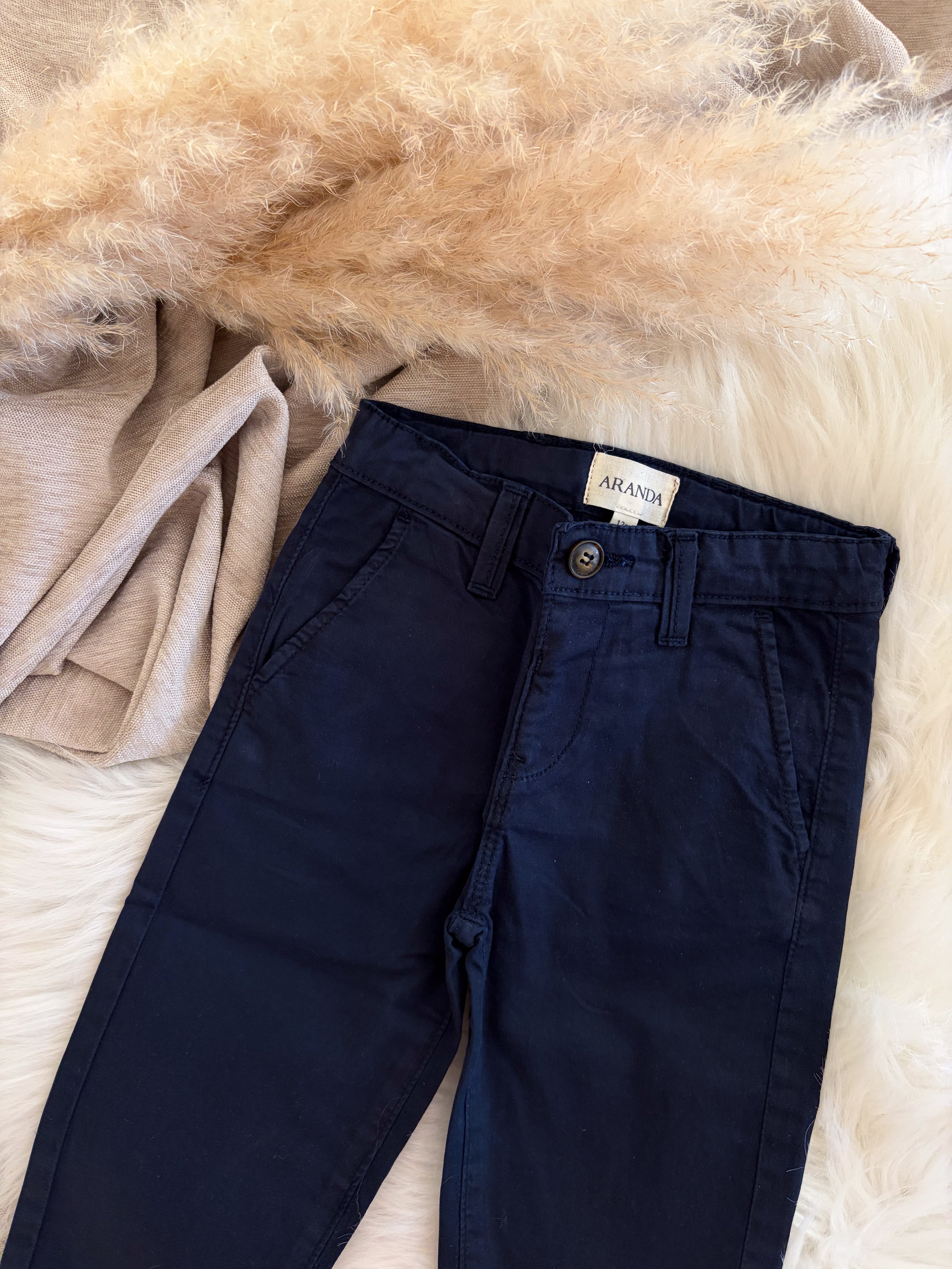 BROEK | Aiden marineblauw