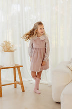 Babyphine – Jurk Merel framboos + Blouse Jana roze