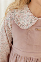 Babyphine – Jurk Merel framboos + Blouse Jana roze