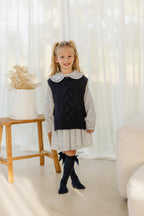 Babyphine – Gilet Pommelien marineblauw