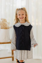 Babyphine – Gilet Pommelien marineblauw