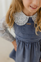 Babyphine – Jurk Merel marineblauw + Blouse Jana babyblauw