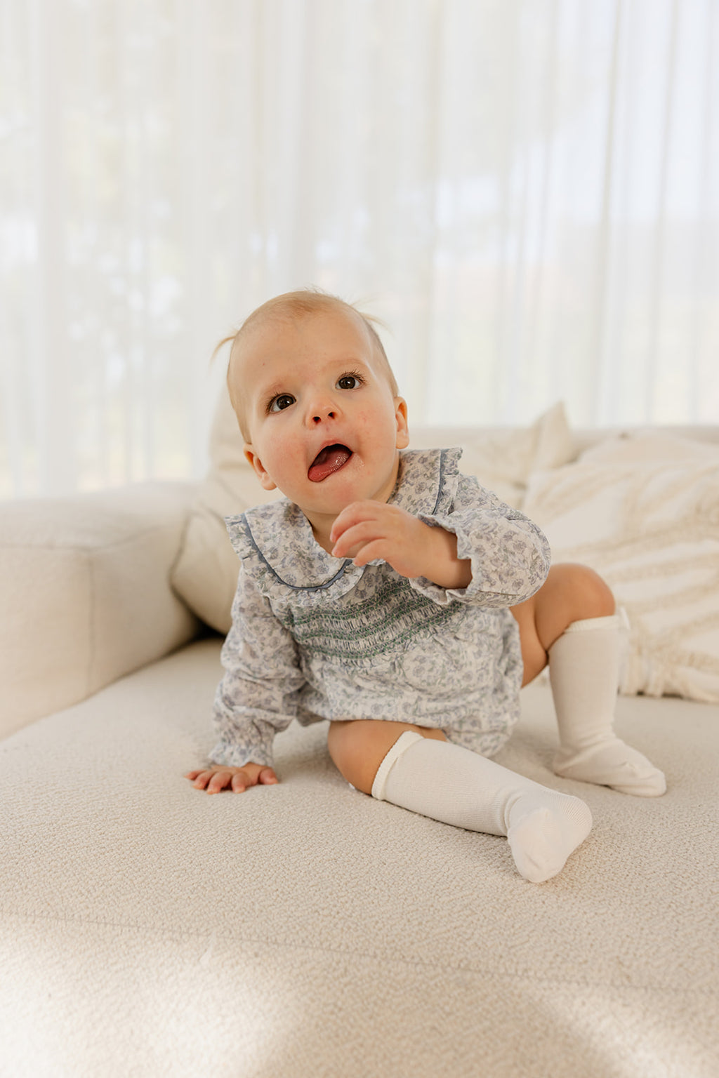 Babyphine – Romper Jitse babyblauw