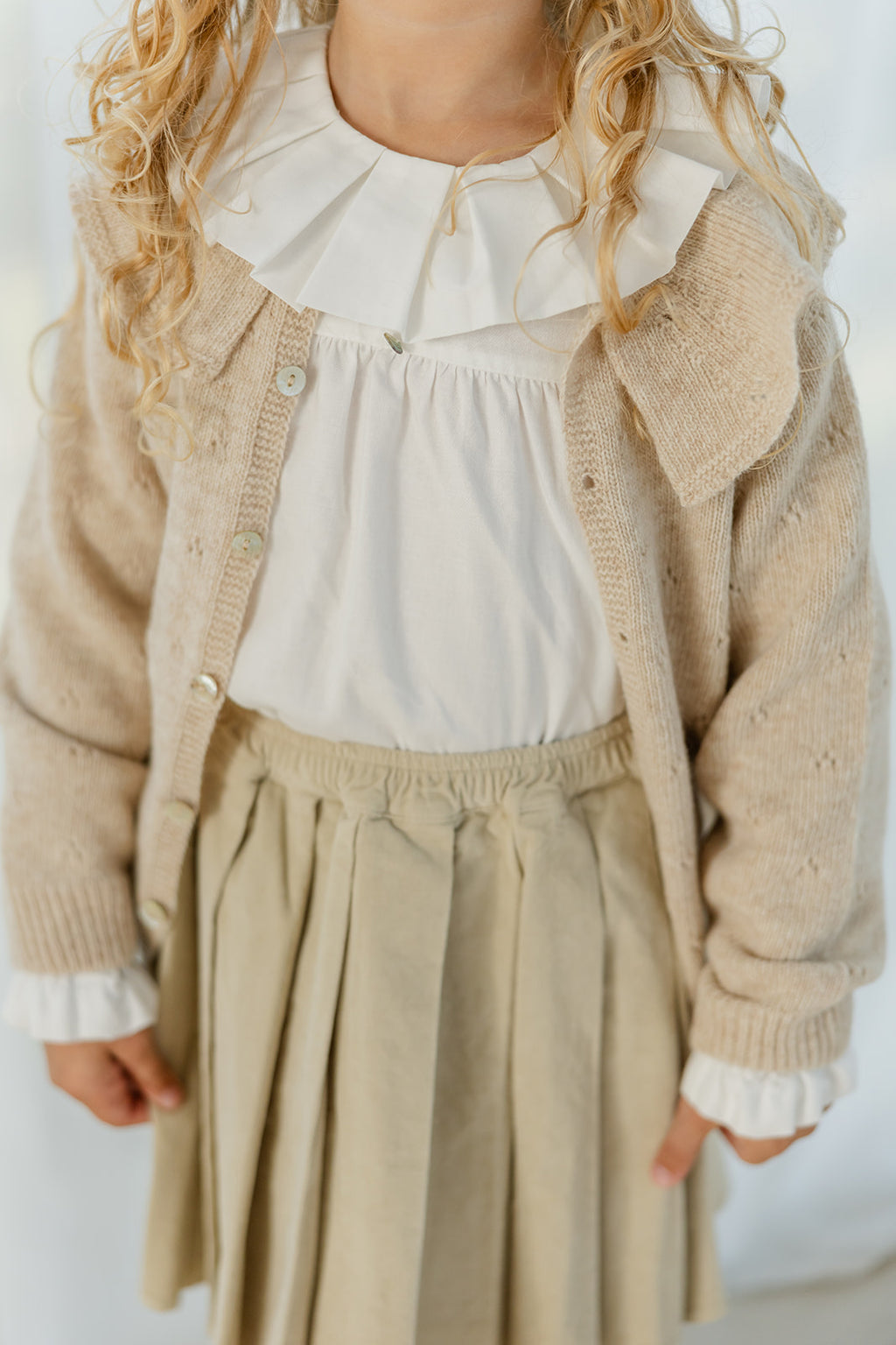 Babyphine – Rok Naomie beige + Trui Naomie beige