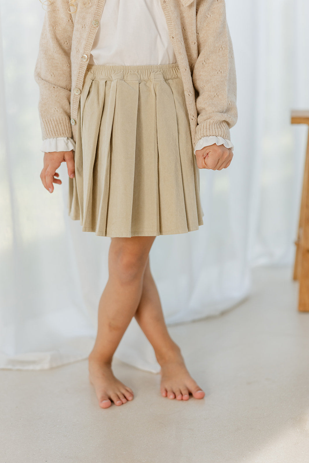 Babyphine – Rok Naomie beige + Trui Naomie beige
