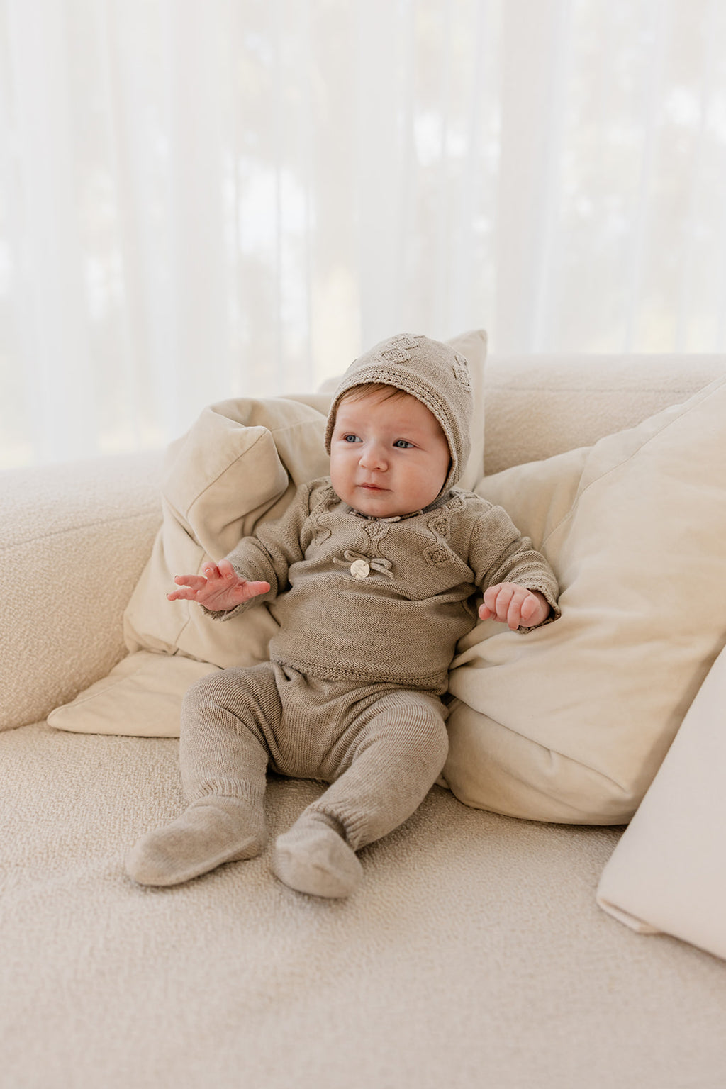 Babyphine – Newbornset Beau hazelnoot