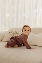 Babyphine – Top Marit paars + Broek Lieke paars