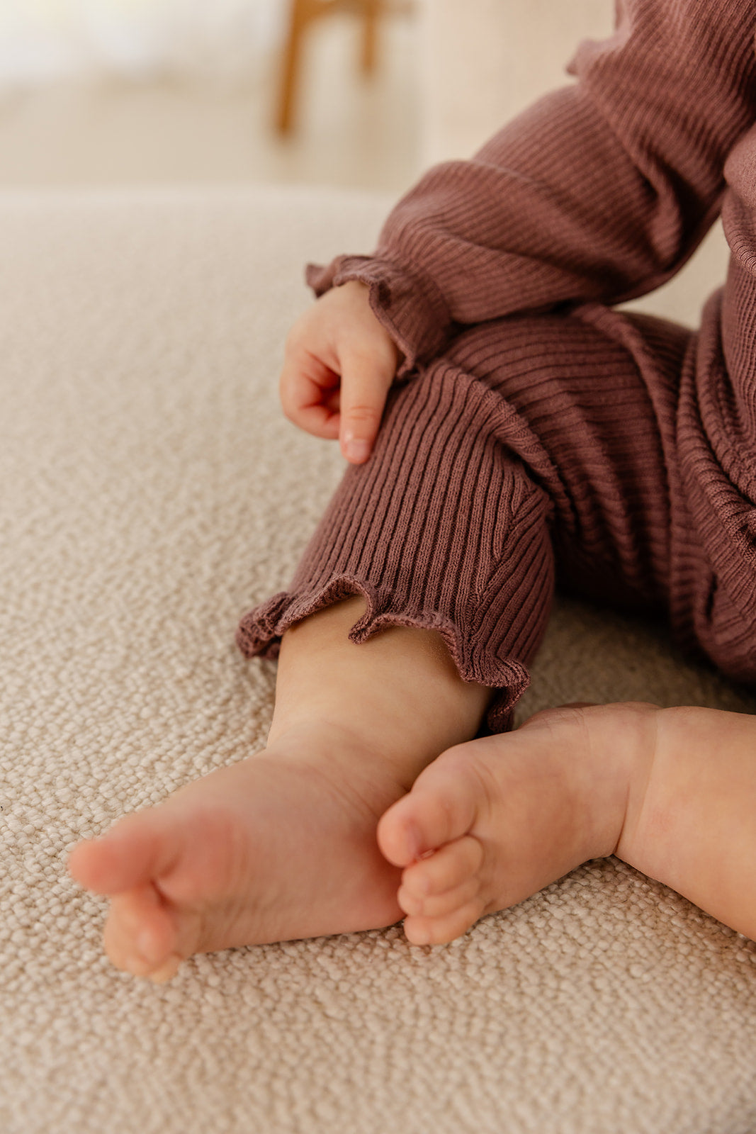 Babyphine – Top Marit paars + Broek Lieke paars
