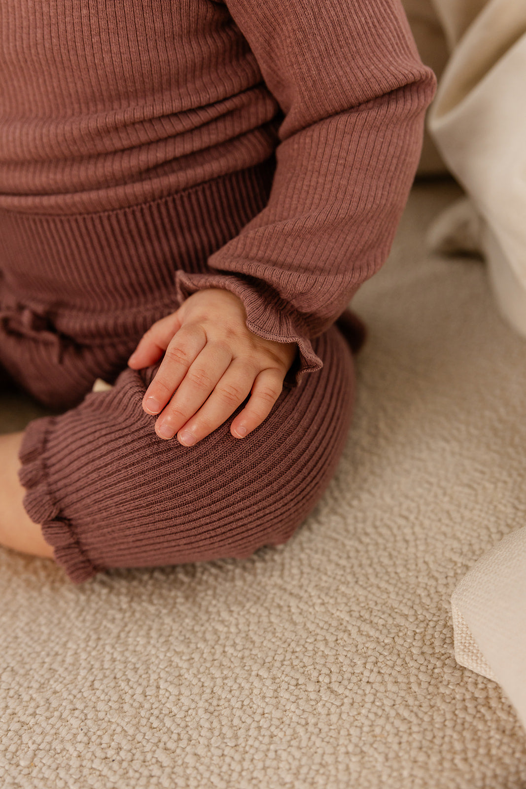 Babyphine – Top Marit paars + Broek Lieke paars