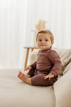 Babyphine – Top Marit paars + Broek Lieke paars