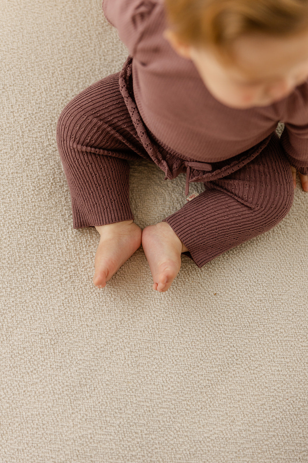 Babyphine – Top Marit paars + Broek Lieke paars