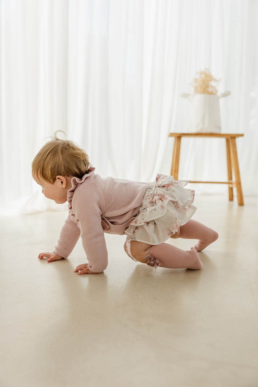 Babyphine – Bloomer Alix flower + Romper Lorie
