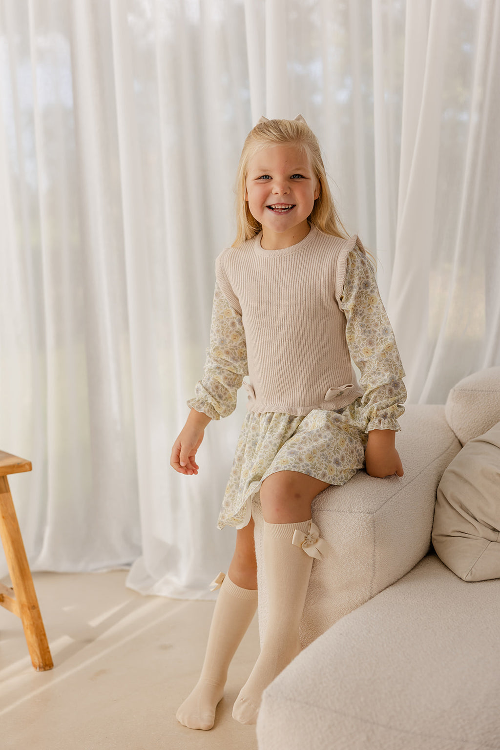 Babyphine – Jurk Greta zand