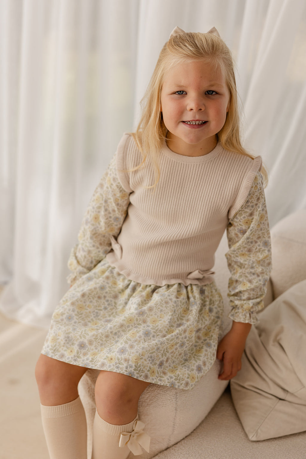 Babyphine – Jurk Greta zand