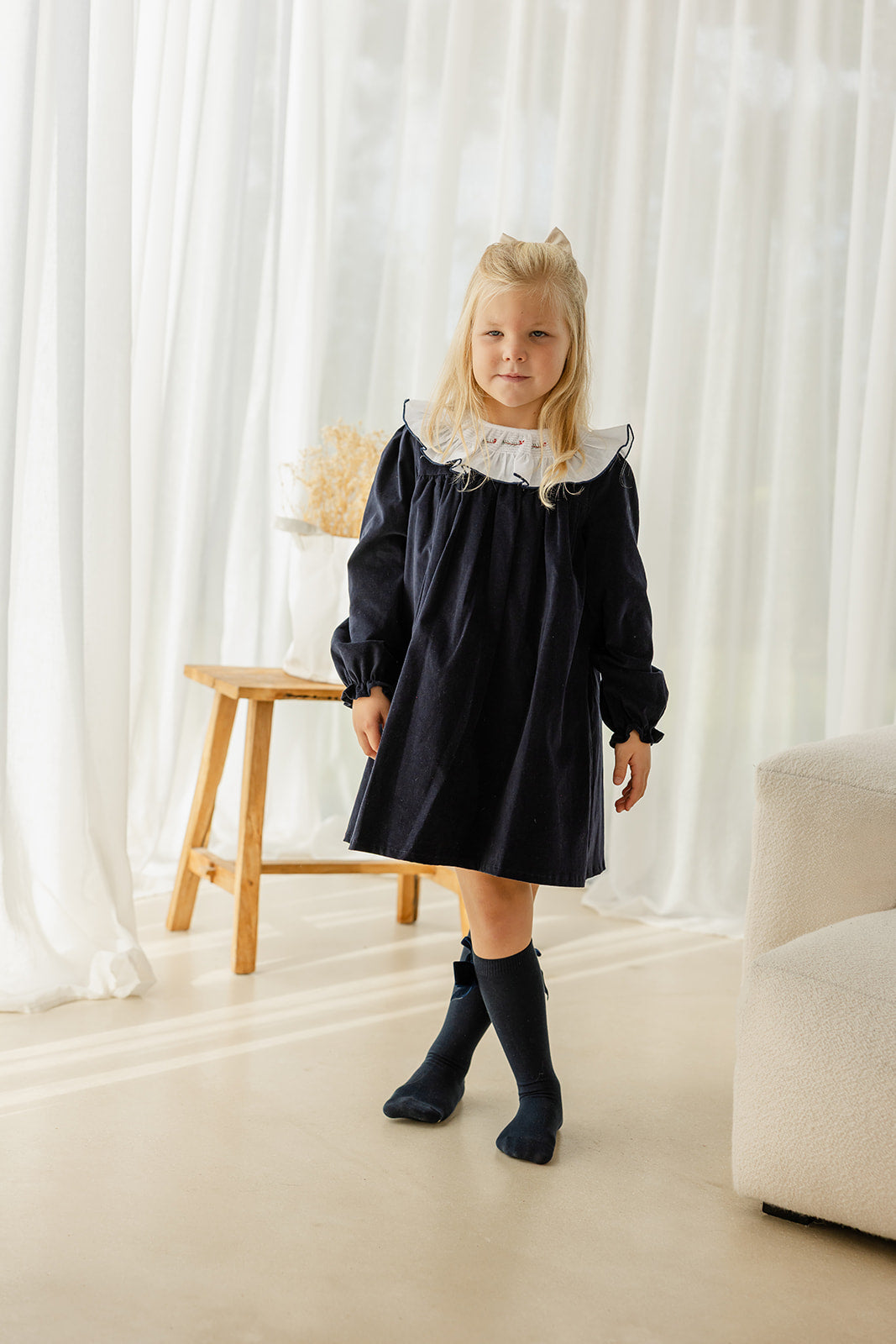 Babyphine – Jurk Veronique marineblauw