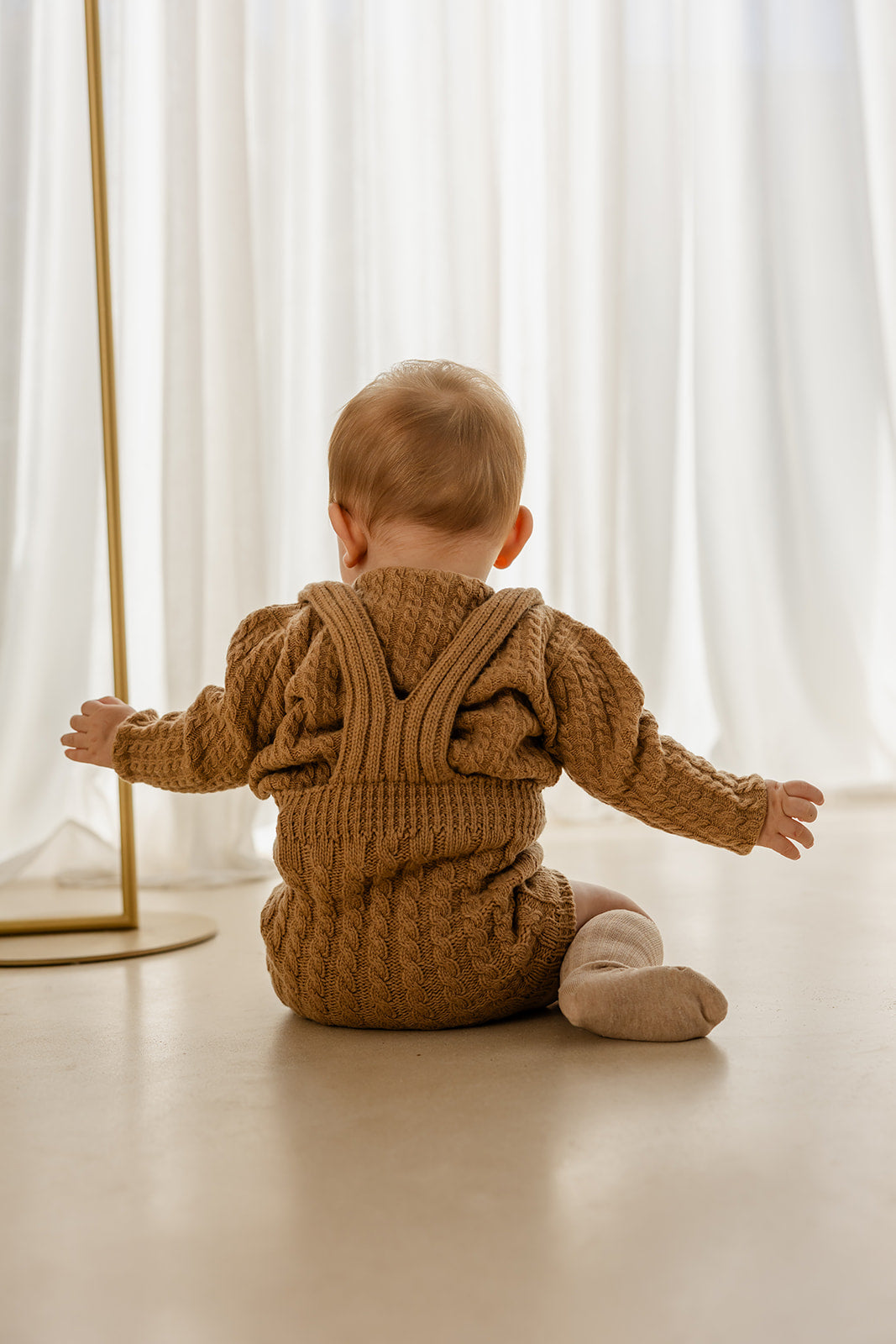 Babyphine – Shortie Louis camel + Pull Louis camel