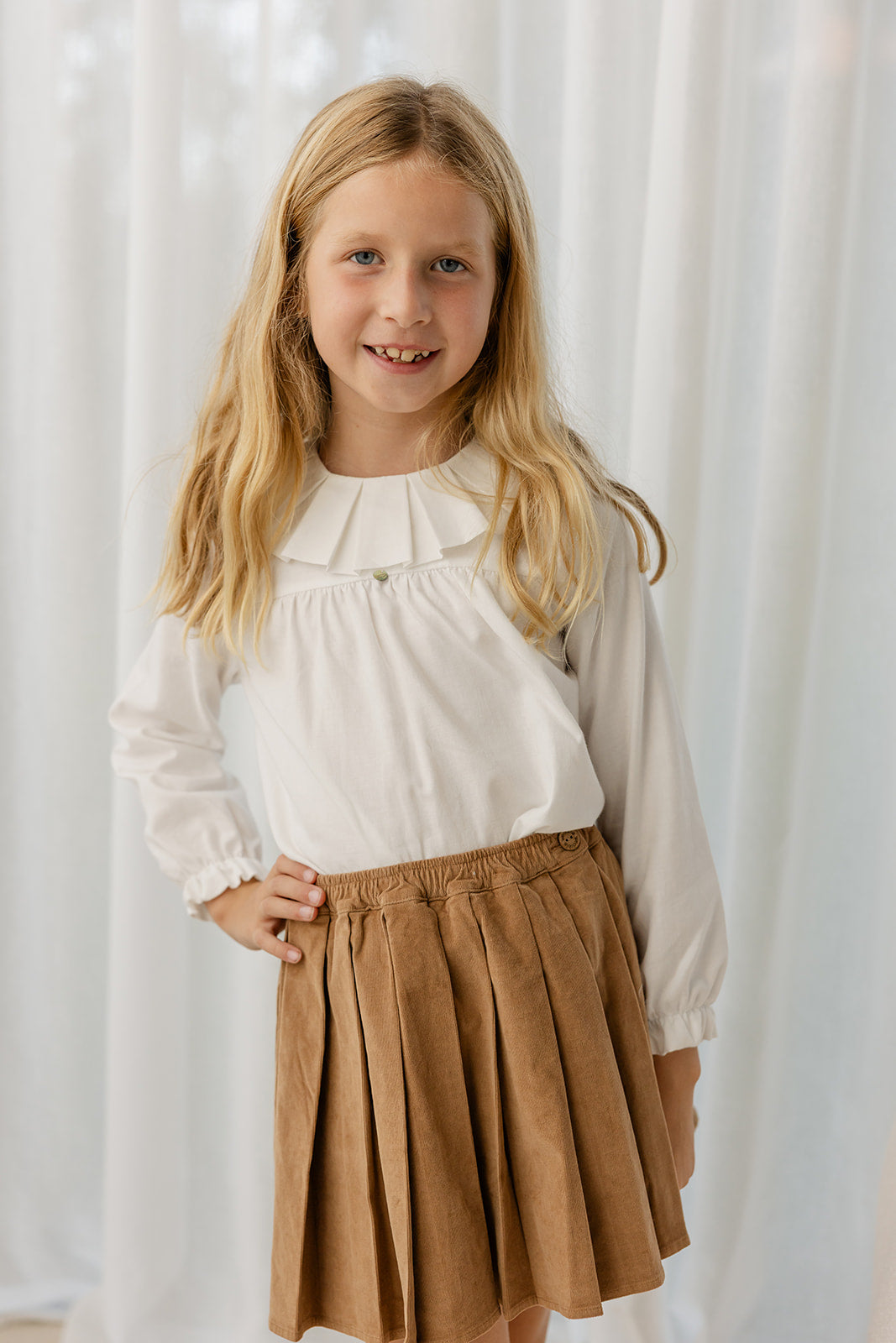 Babyphine – Rok Naomie camel + Trui Naomie camel