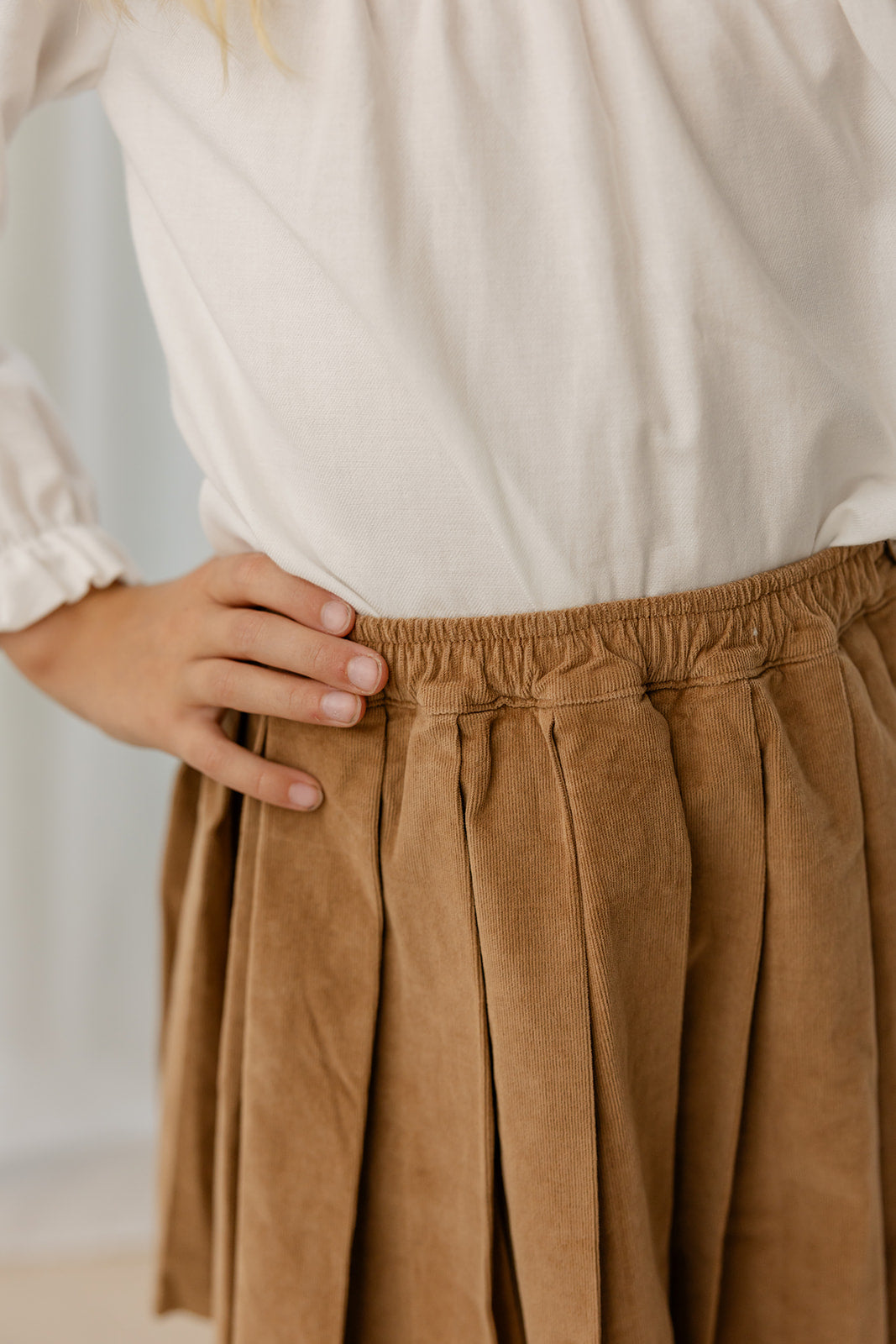 Babyphine – Rok Naomie camel + Trui Naomie camel