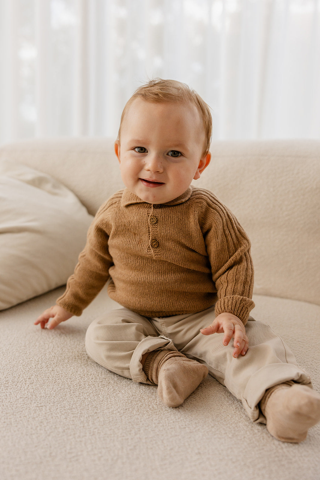 Babyphine – Sweater Louis camel