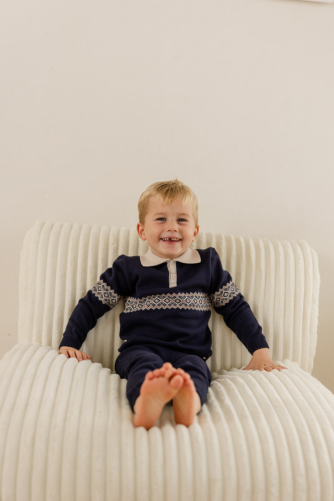 Babyphine – Set Alexandro marineblauw