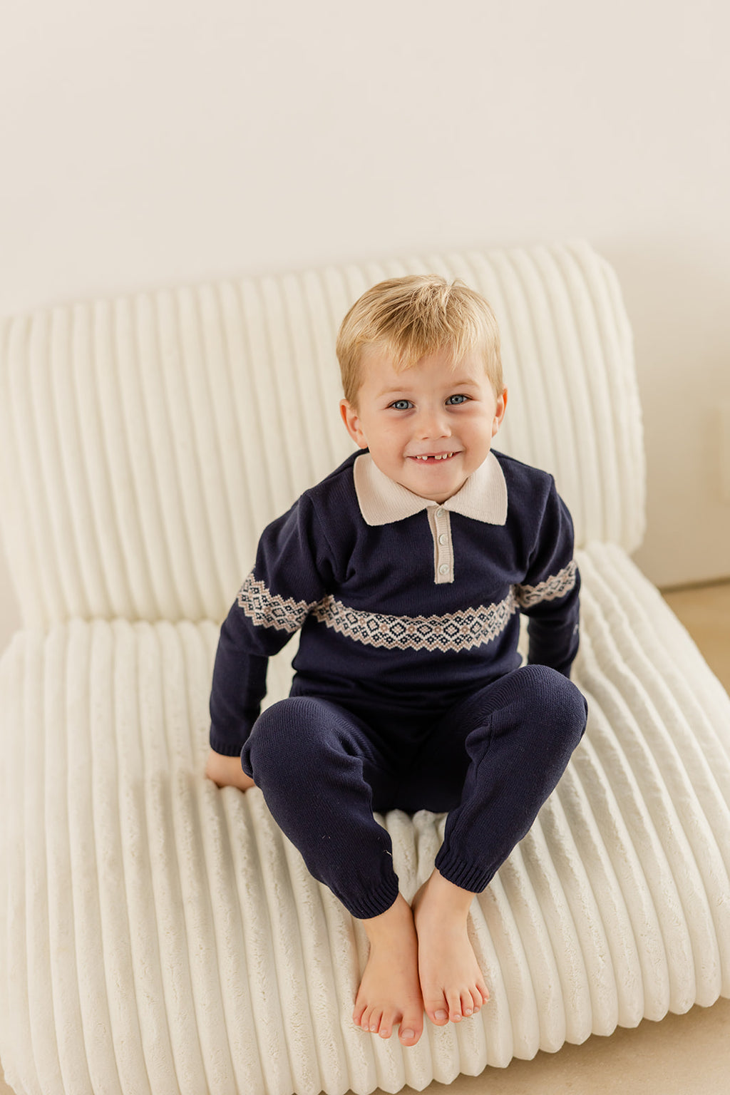 Babyphine – Set Alexandro marineblauw