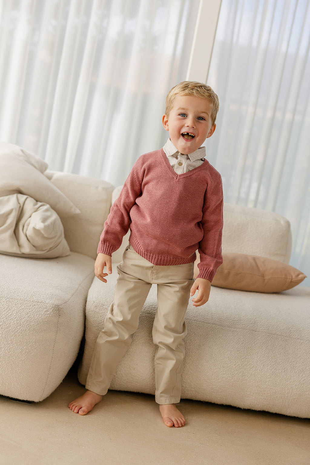 Babyphine – Sweater Nord + Hemd Hugo