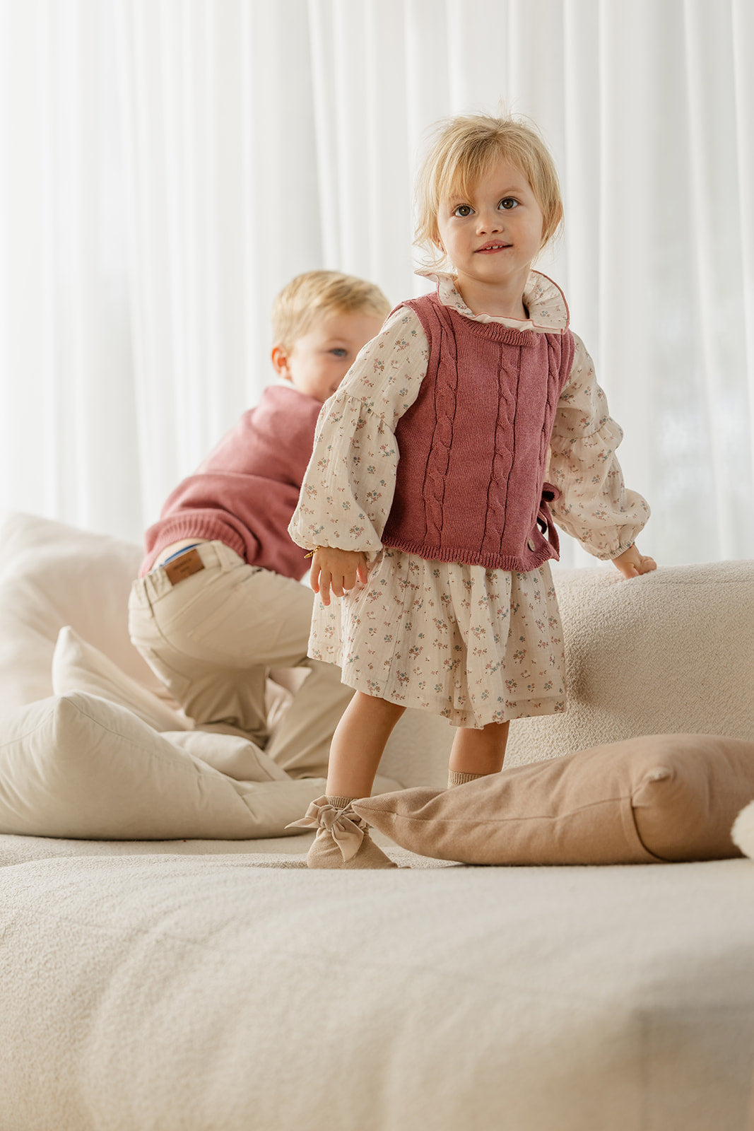 Babyphine – Cardigan Tess + Jurk Melanie