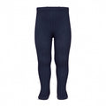 Kousenbroek Met ribbel Marineblauw