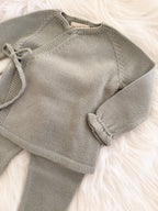 Newbornset Stefanie groen detail