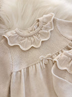Jurk Cindy creme detail