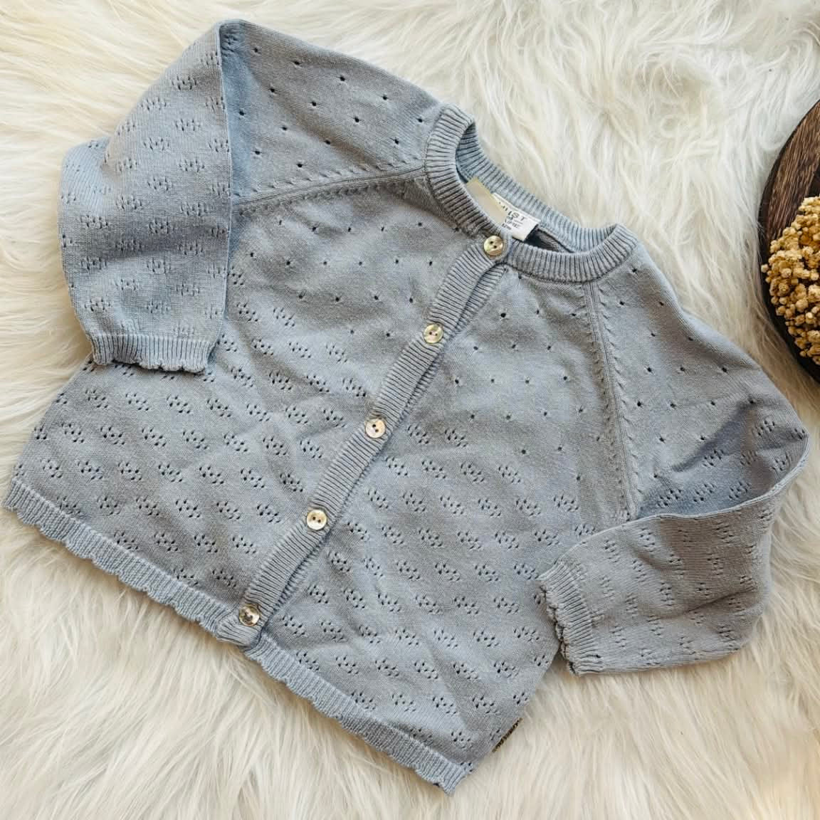 PRELOVED | cardigan blauw