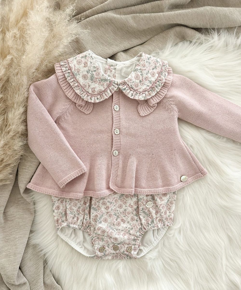 Cardigan Froukje licht roze-beige