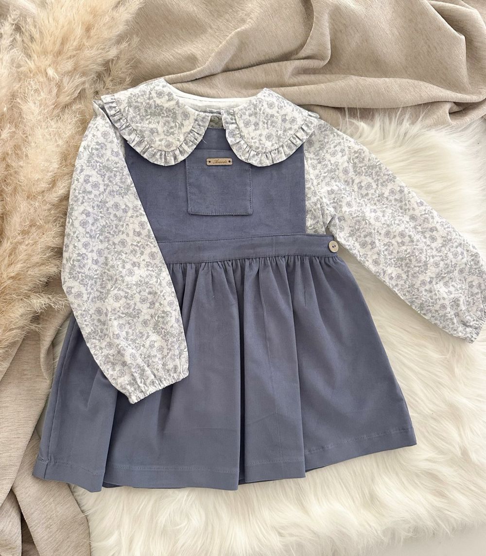 Jurk Merel marineblauw