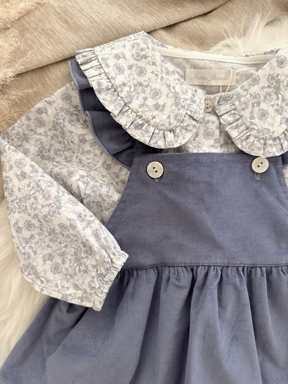 Jurk Amélie marineblauw