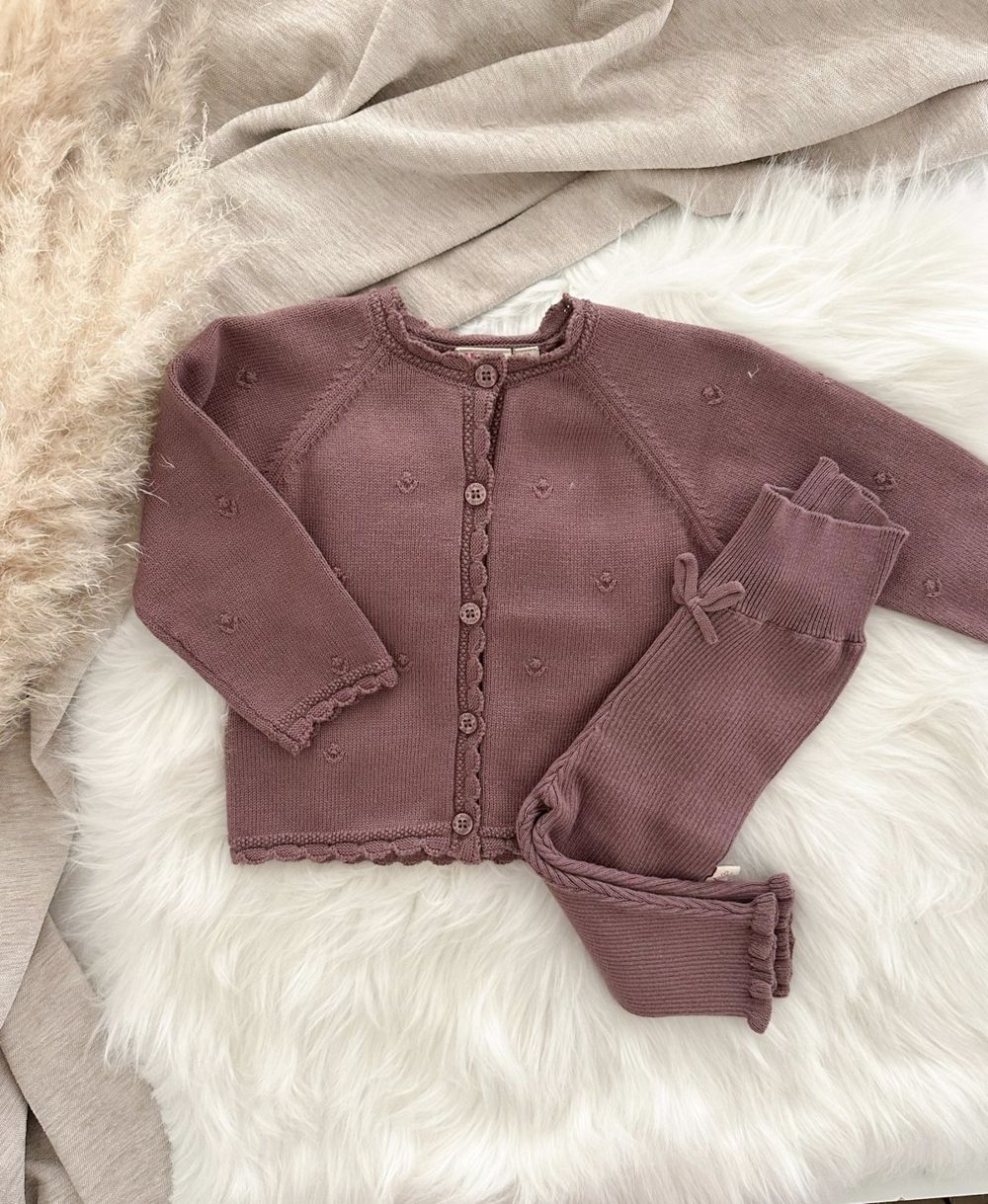 Cardigan Maité paars