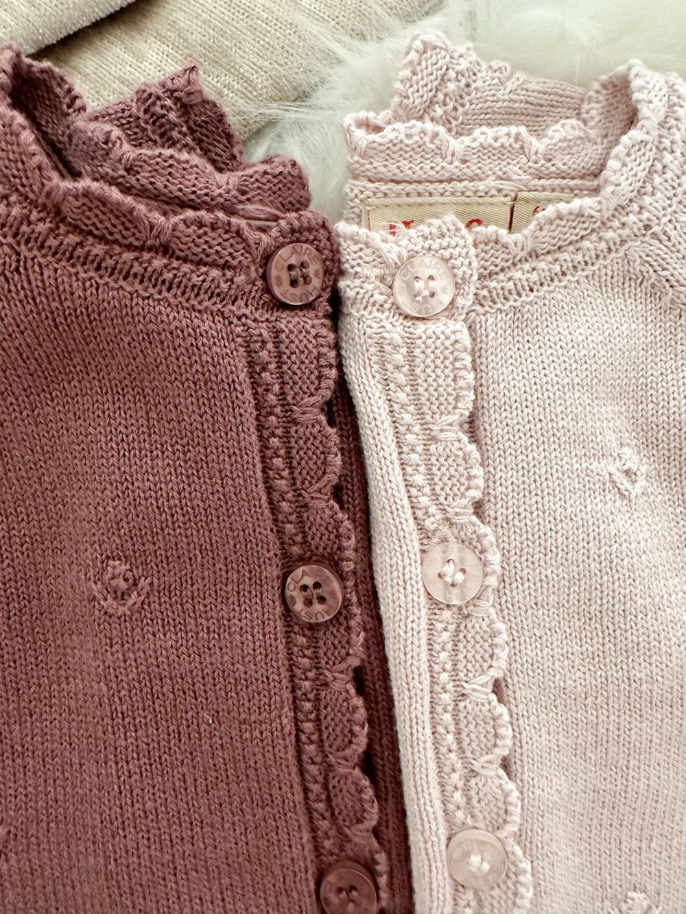 Cardigan Maité paars