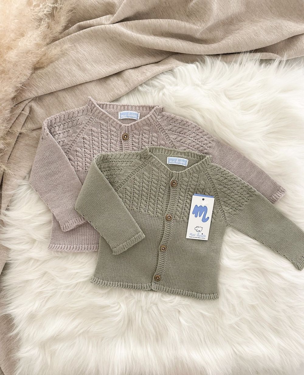 Cardigan Fran laurel