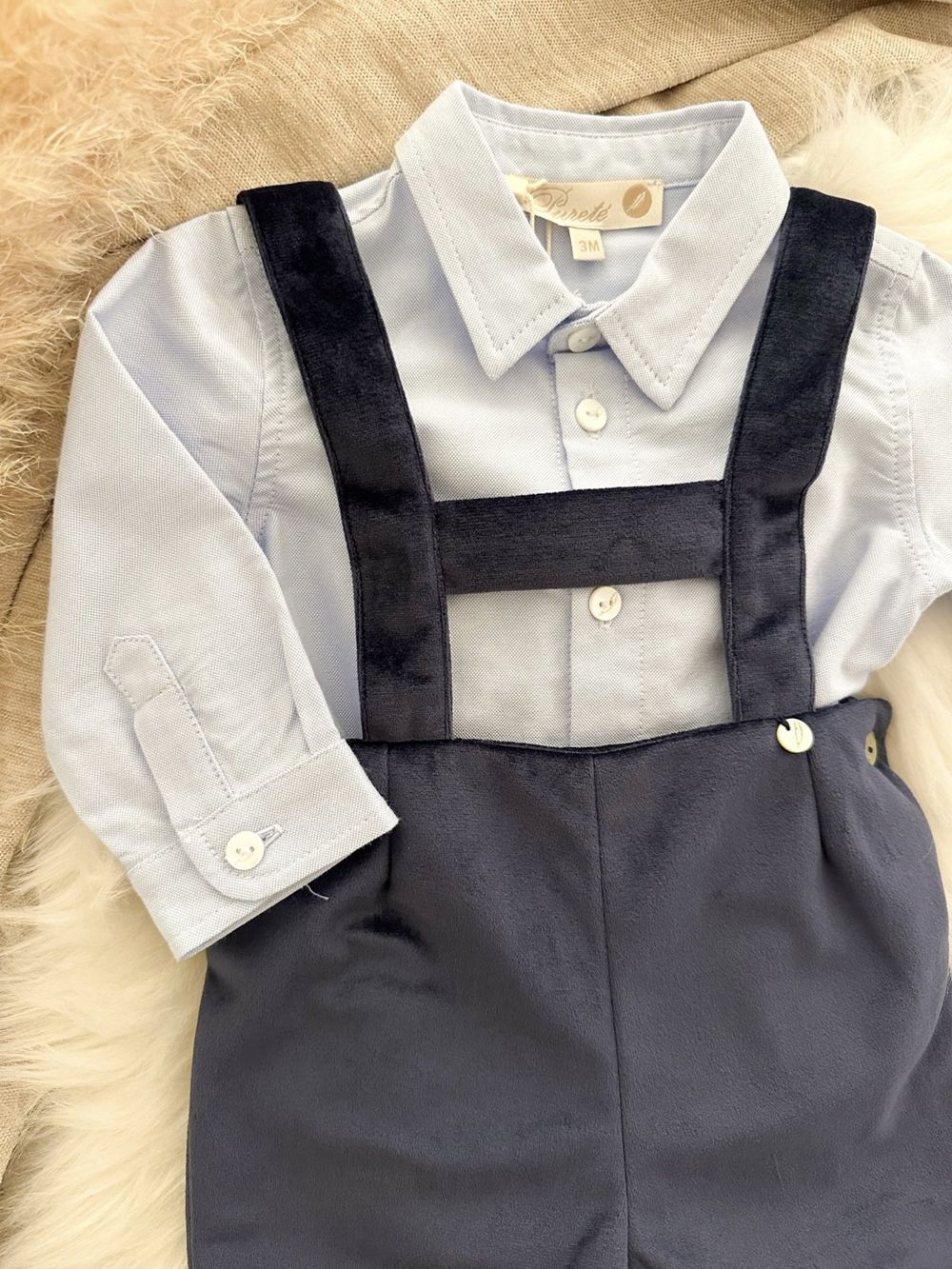 Bodyhemd Raphael babyblauw