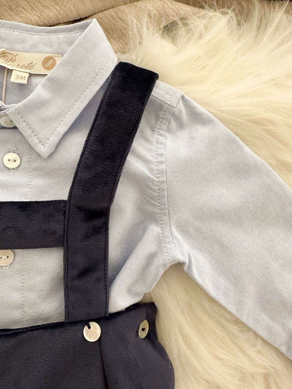 Bodyhemd Raphael babyblauw