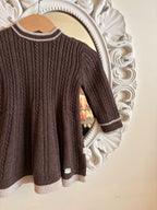 jurk | Yasmina chocolade