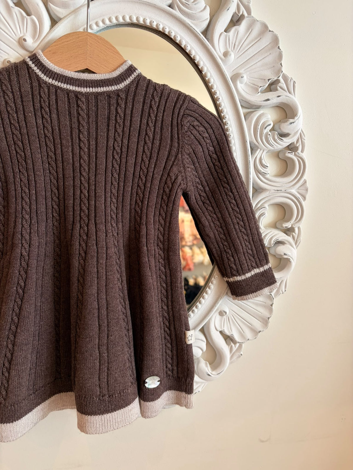 jurk | Yasmina chocolade